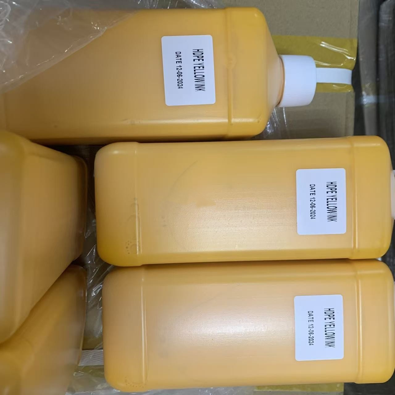 Yellow Pigment Ink Use For HDPE 5151 Surface For Markem-Imaje Inkjet Printer